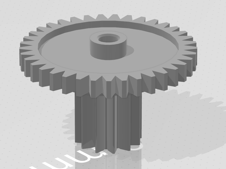STL file concentric gear motor Meteor 956 s peristaltic pump pooleasy ...